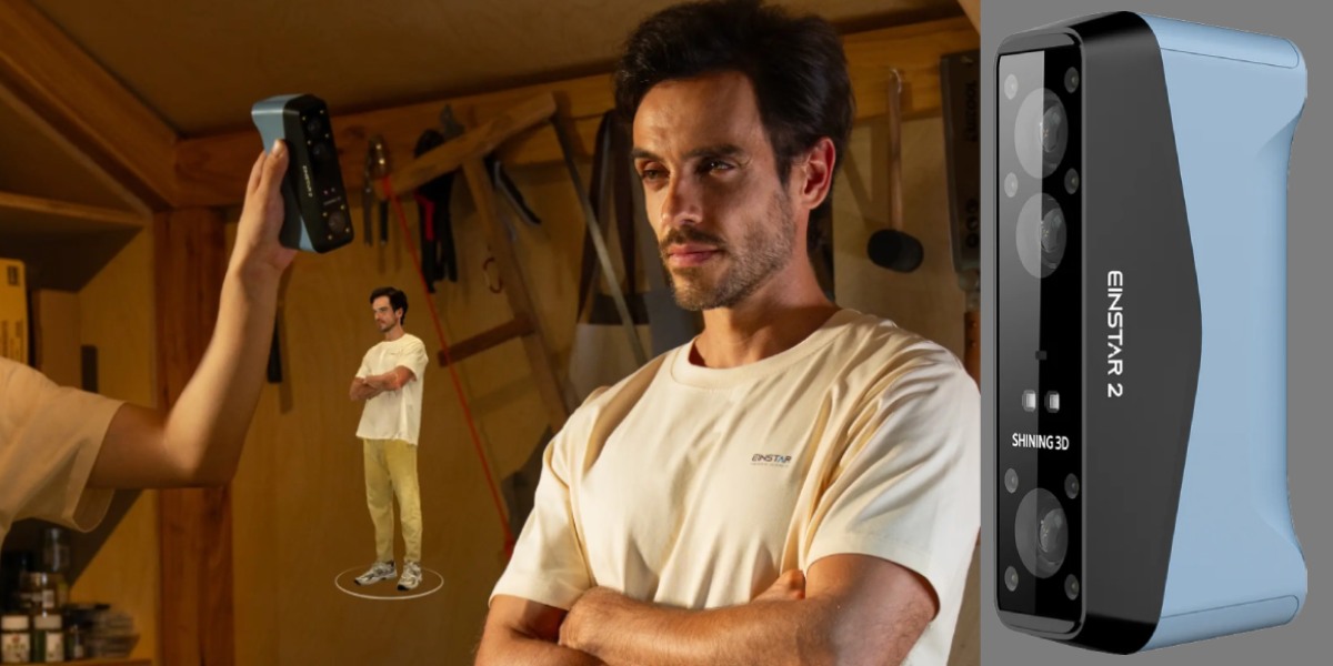 3D Einstar 2: human body scanning